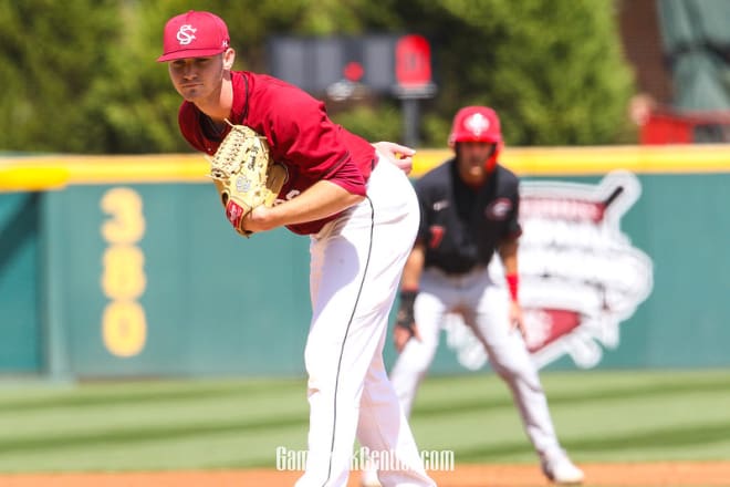 University of South Carolina redshirt junior righthanded pitcher TJ Shook has signed a free-agent deal with the Milwaukee Brewers this afternoon (June 14).  