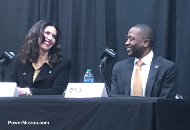 Reed-Francois introduced Gates as Mizzou's head coach on March 22, 2022, almost exactly a year ago.