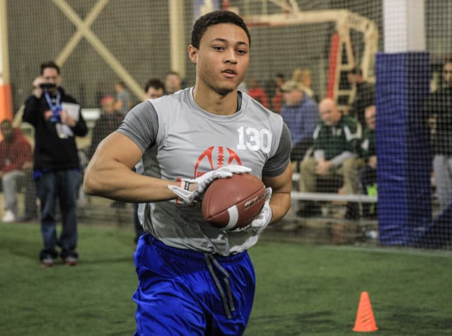 Hunter Rison was a standout among a strong receiver group at Best of the Midwest Feb. 15.