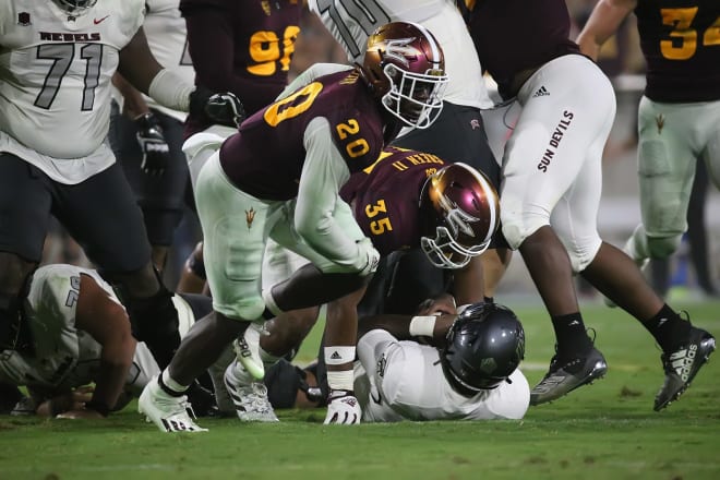 The ASU defense allowed only 19 yards in the second half