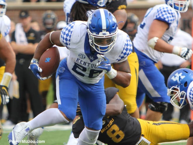 Benny Snell ran for 13 touchdowns last season and has 406 yards so far in 2017