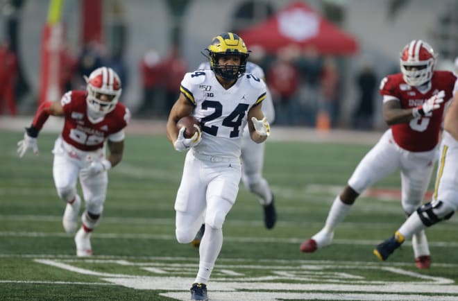 Michigan Wolverines football RB Zach Charbonnet