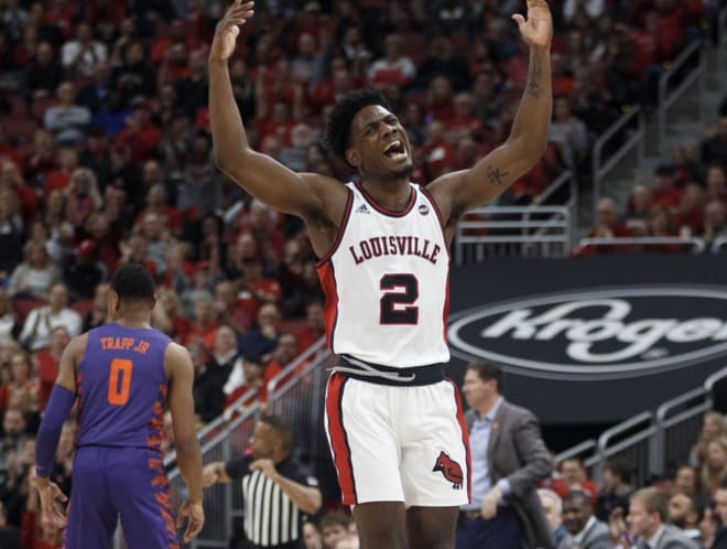 Louisville guard Darius Perry.