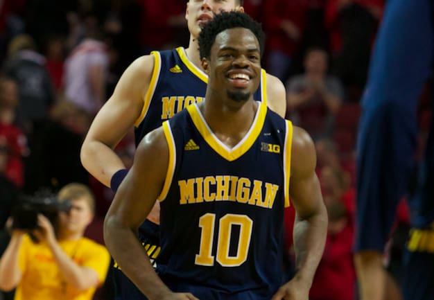 Derrick Walton notched a double double with 18 points and 16 rebounds for U-M.