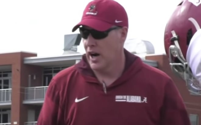 Alabama assistant coach Drew Svoboda 