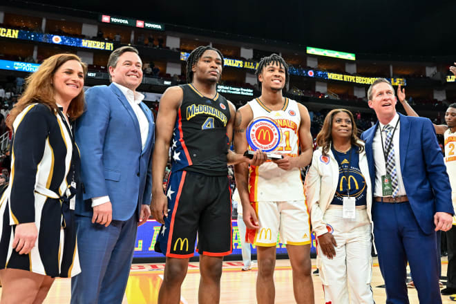D.J. Wagner was named MVP of the 2023 McDonald's All-American Game (USA Today Sports Images)