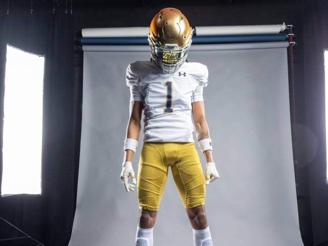2023 three-star wide receiver Kaleb Smith officially visited Notre Dame the weekend of the Nov. 5 Clemson game.