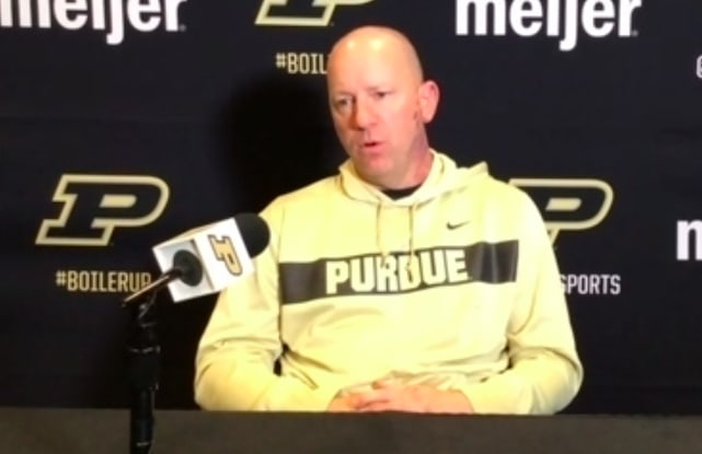 Purdue coach Jeff Brohm