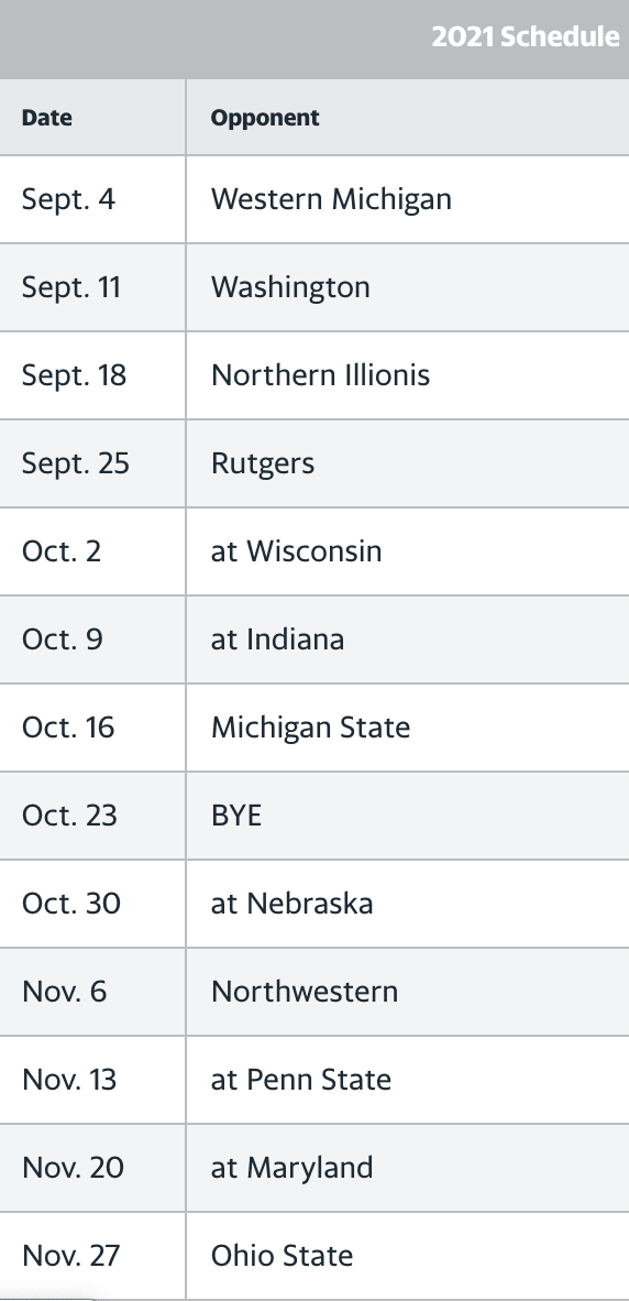 Michigan Football Schedule For 2024 Revealed Meh Images and Photos finder
