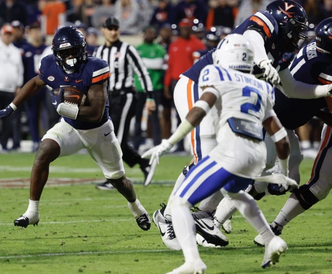 Kobe Pace appears to be the likely starter at running back for UVa. 