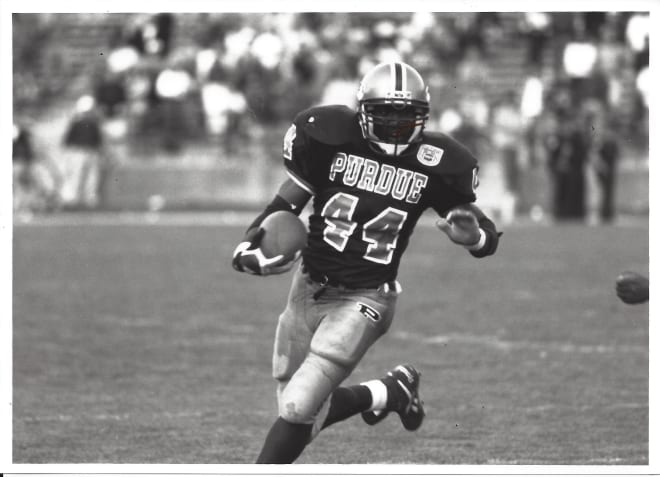 Corey Rogers still ranks ninth in Purdue history in rushing with 2,436 yards.