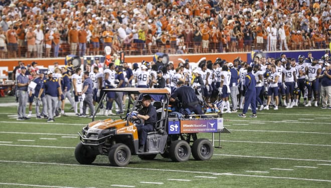 The West Virginia Mountaineers football team had a scary situation with Donaldson.