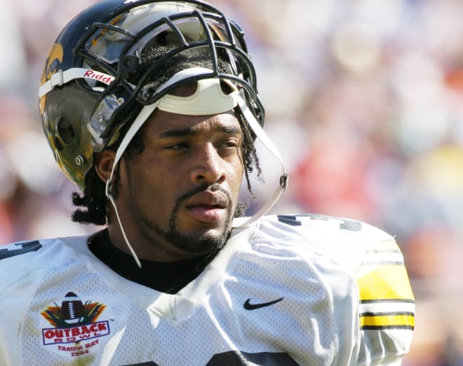 A two-star recruit in 2000, Bob Sanders was named first team All-Big Ten three times at Iowa.