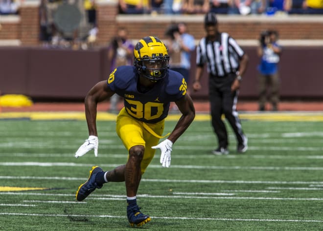 Michigan football defensive back Daxton Hill 