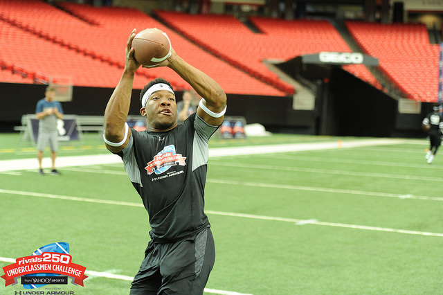 Four-star junior Camron Davis likes Arkansas' tradition of producing NFL running backs.