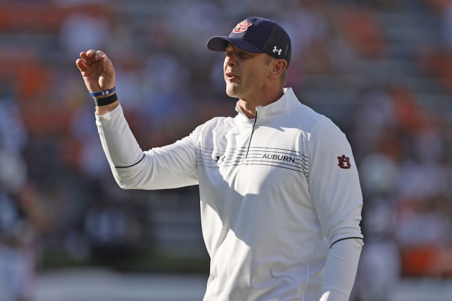 Harsin opened his Auburn account with a 60-10 win over Akron.