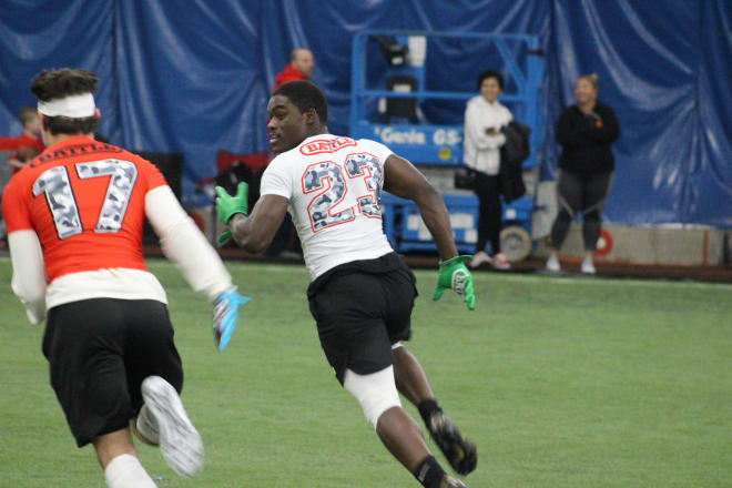 Abraham competing at last month's Roman Oben Soldiers Showcase