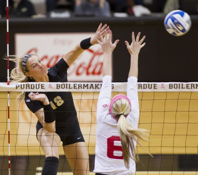 Former Purdue Volleyball Star Annie Drews Headed to Paris Olympics ...