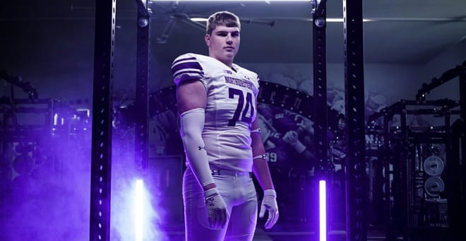 Payton Stewart is one of four offensive linemen to commit to Northwestern in the last nine days.