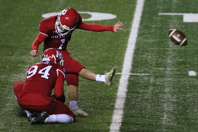 Rutgers kicker Valentino Ambrosio