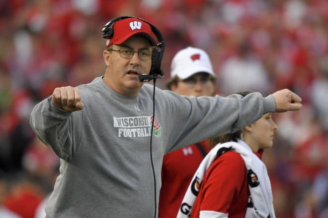 In a scheduling quirk, Wisconsin and coach Paul Chryst will welcome Purdue to Madison for a second season in a row.
