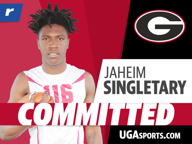 Jaheim Singletary verbally commits to the Georgia Bulldogs