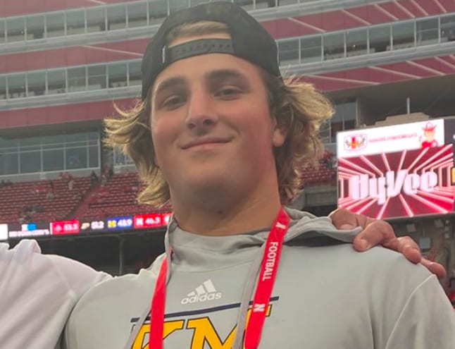 In-state defensive end Sam Coufal visited Wisconsin on Saturday. 