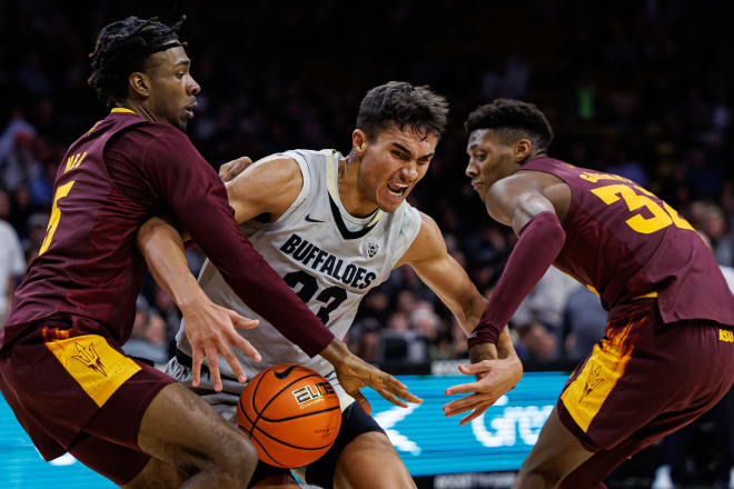 Tristan da Silva loses the ball against ASU on Dec. 1.