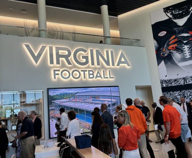 The grand opening of UVa's new Football Operations Center provided numerous blow-away moments.