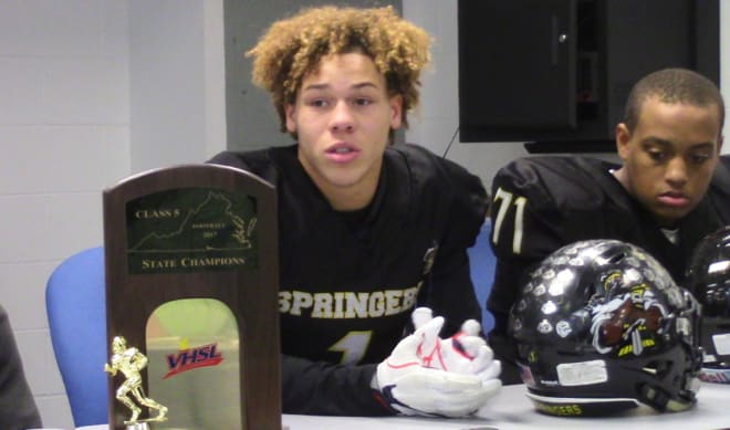 Highland Springs wide receiver Billy Kemp routinely dazzled for the Springers and did so in all three phases of the game
