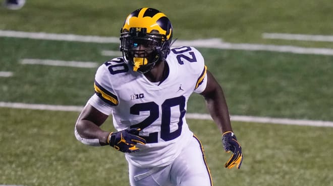 Michigan Wolverines football safety Brad Hawkins