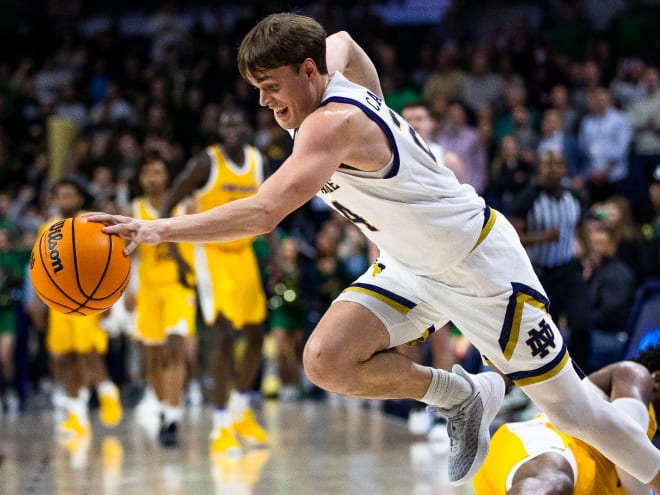 Graduate senior guard Robby Carmody plans to transfer from Notre Dame to Mercer this offseason.