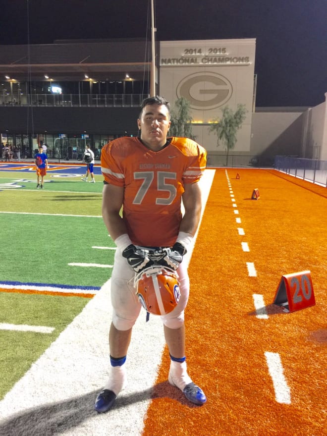 After only a year at Bishop Gorman, Isaia has caught the attention of FBS coaches nationwide.