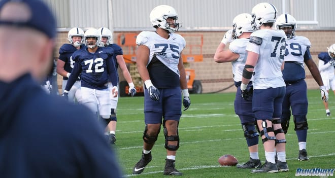 Penn State Nittany Lions football fifth-year senior offensive lineman Desmond Holmes