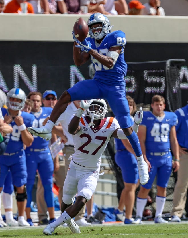 Lane suited up on the other side when Middle Tennessee visited Blacksburg
