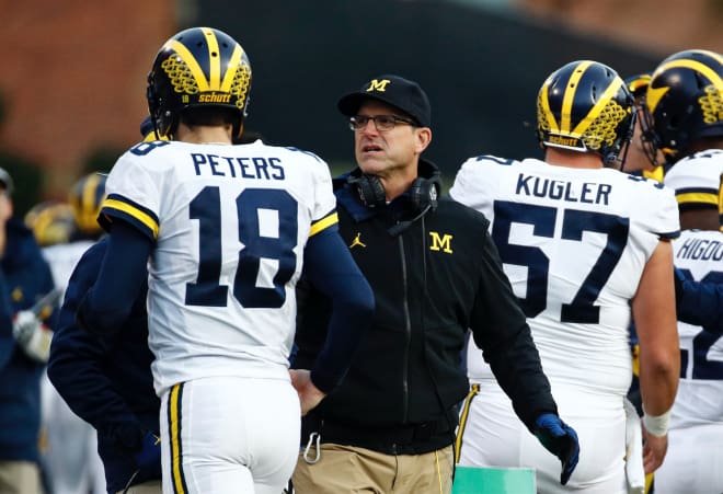 Michigan redshirt freshman quarterback Brandon Peters is expected to start the Outback Bowl.