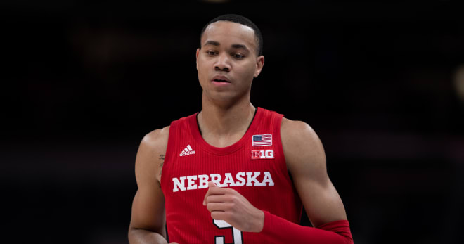 Nebraska's Bryce McGowens is now regarded as a late first-round pick by in many 2022 NBA mock drafts.
