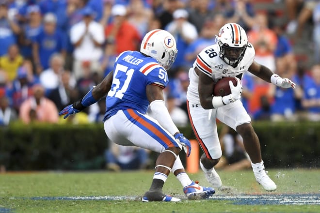 Boobee Whitlow finished with 81 yards on 18 carries against the Gators.