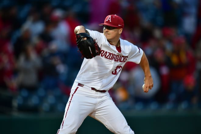 Patrick Wicklander turned in another solid start for Arkansas on Friday.
