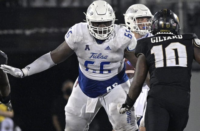 Gerard Wheeler is Tulsa's most experienced returning offensive lineman.