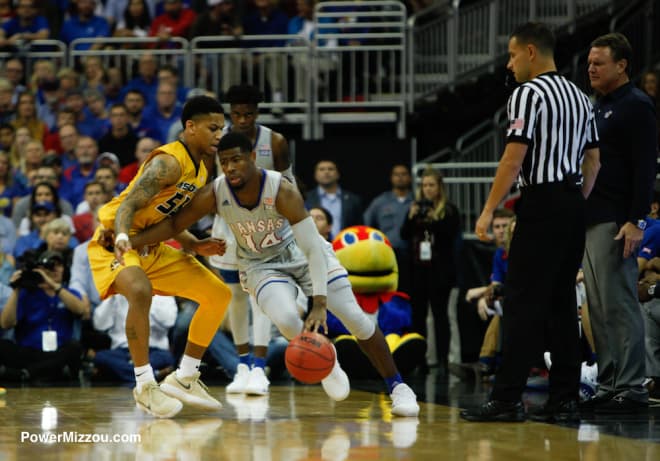 Missouri played Kansas in an exhibition game in the Sprint Center last October. The game raised more than $1.8 million for hurricane relief.