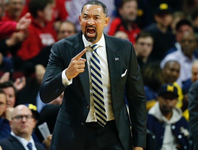 Michigan Wolverines basketball head coach Juwan Howard and his team improved to 8-7 in Big Ten play with a win at Rutgers.