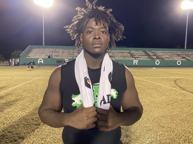 Gastonia (N.C.) Ashbrook senior tackle Trent Mitchell verbally committed to NC State on July 5, 2023.