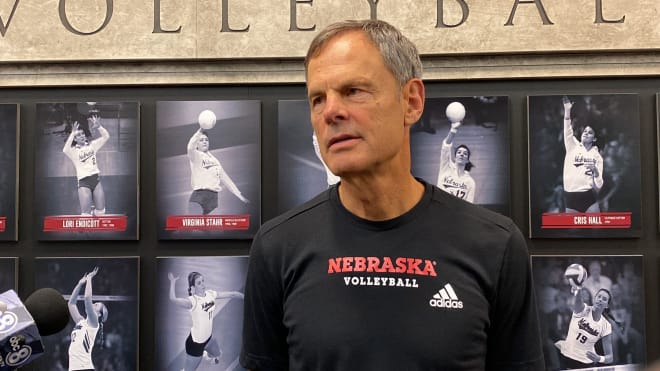 John Cook talked about the buildup as Nebraska prepares to face two ranked opponents this week. 