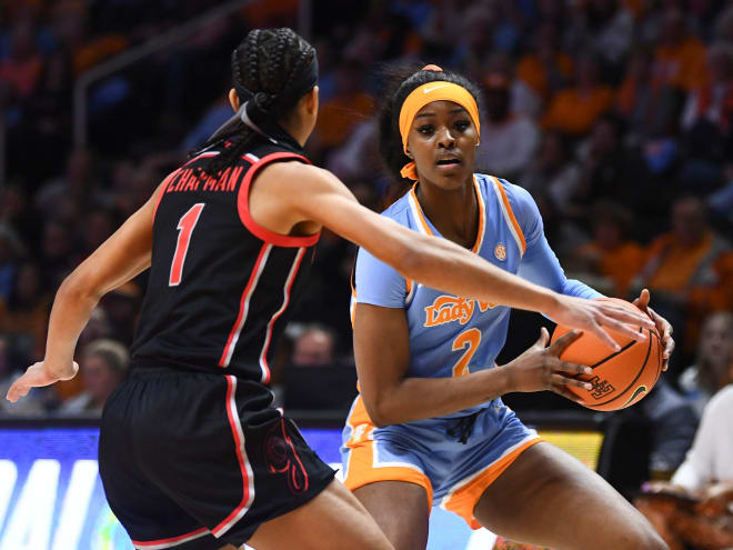 Rickea Jackson led the Lady Vols in scoring with 23 points in Sunday's win.