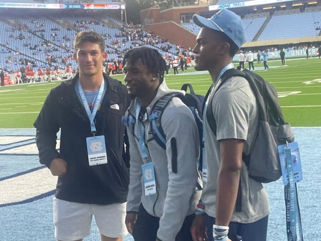 Michael Merdinger, Javarius Green, and Jordan Shipp were at the UNC-Miami game. 