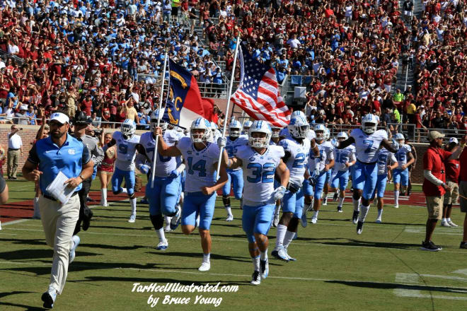Inside is the Tar Heels' complete 2017 football schedule with some opponent information included.