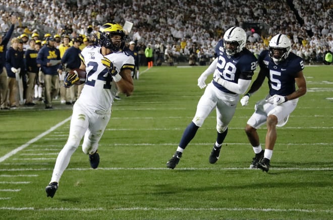 Michigan Wolverines football sophomore running back Zach Charbonnet is back home in California.