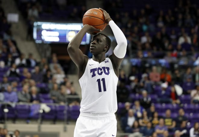 Former TCU forward Lat Mayen committed to Fred Hoiberg and Nebraska following his official visit last weekend.