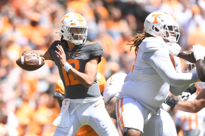 Tennessee freshman quarterback Nico Iamaleava passed for a touchdown a strung together a few impressive drives in the Orange and White Game.
